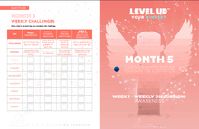 Load image into Gallery viewer, LEVEL UP PRINTED WORKBOOK MONTH 5 | Free Shipping!