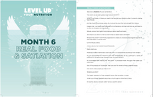 Load image into Gallery viewer, LEVEL UP PRINTED WORKBOOK MONTH 6 | Free Shipping!