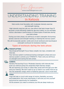 8-Week Keto In & Out Training Plan: Keto Training | Low Carb Training